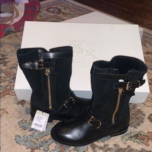 Burberry Mini Grantville Boots Girls Size 1.5